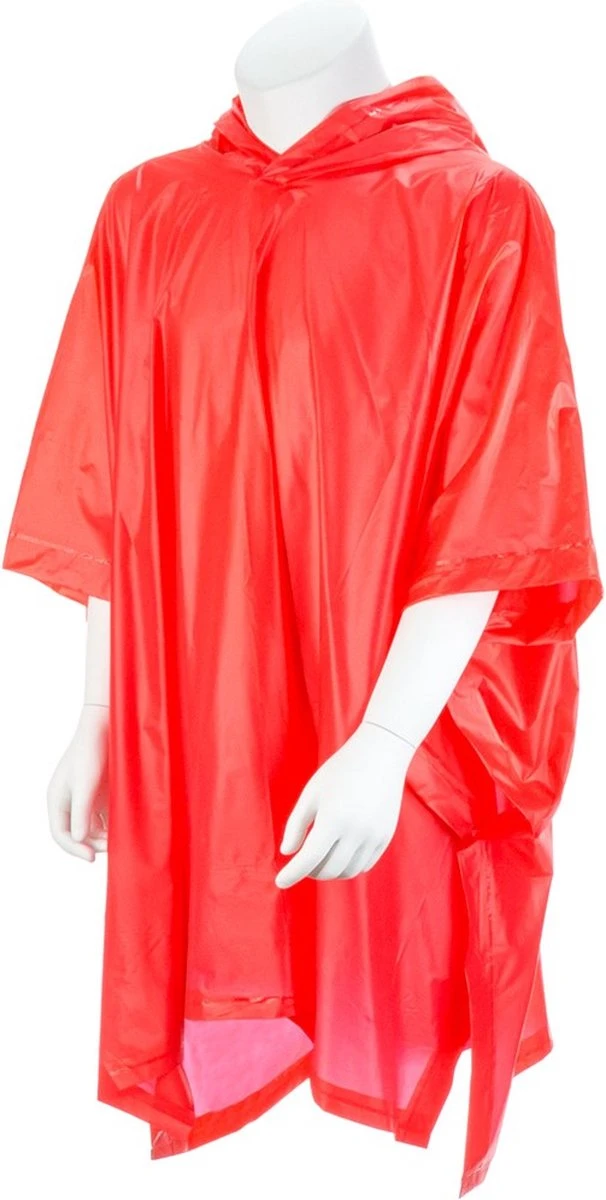 Merkloos Regenponcho - Regenjas - Regenkleding - Kinderen - Jongens - Meisjes - Herbruikbaar - One-size - PVC- Rood 4 Merkloos Regenponcho - Regenjas - Regenkleding - Kinderen - Jongens - Meisjes - Herbruikbaar - One-size - PVC- Rood - Afbeelding 2