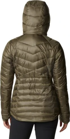 Columbia Joy Peak - Gewatteerde Puffer Jas Dames - Jassen Dames Winter - Outdoorjas Met Capuchon - Stone Green - Maat L -Bol 610x1200