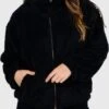 Brunotti Huntress Teddy Fleece Jas - Dames - Black - M 2 Brunotti Huntress Teddy Fleece Jas - Dames - Black - M -Bol 611x1200 1