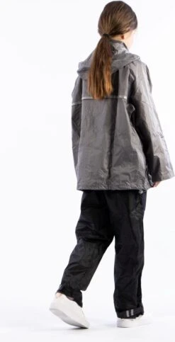Ralka Regenpak - Junior - Grijs/Zwart - 176 -Bol 614x1200 2