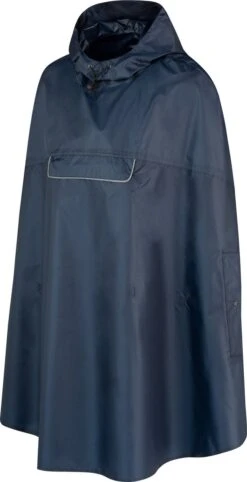 BJØRNSON Haps Regenponcho Fiets Dames & Heren - Fietsponcho - Donkerblauw -Bol 615x1200 10