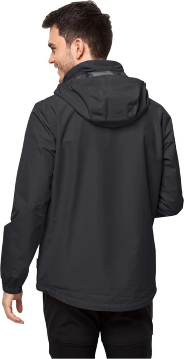 Jack Wolfskin Stormy Point 2L Jackt Men - Outdoorjas - Heren - Zwart - Maat L 4 Jack Wolfskin Stormy Point 2L Jackt Men - Outdoorjas - Heren - Zwart - Maat L - Afbeelding 2