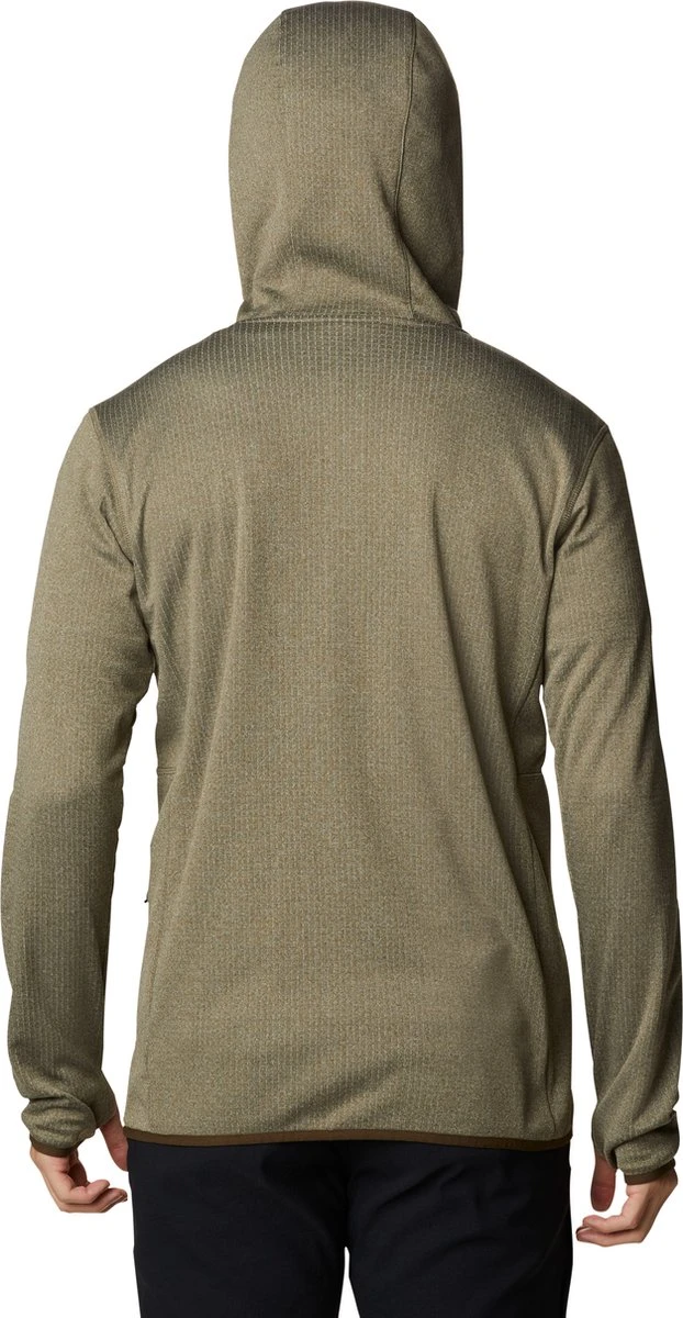 Columbia Park View Fleece Hoodie - Fleece Vest Heren - Stone Green Heather, Olive Green - Maat XXL 4 Columbia Park View Fleece Hoodie - Fleece Vest Heren - Stone Green Heather, Olive Green - Maat XXL - Afbeelding 2