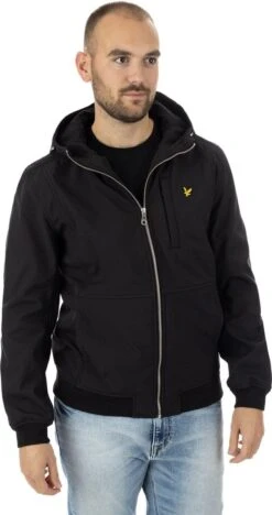 Lyle & Scott - Heren Outdoorjas Softshell Jacket - Zwart - Maat L 29 Lyle & Scott - Heren Outdoorjas Softshell Jacket - Zwart - Maat L -Bol 633x1200 1