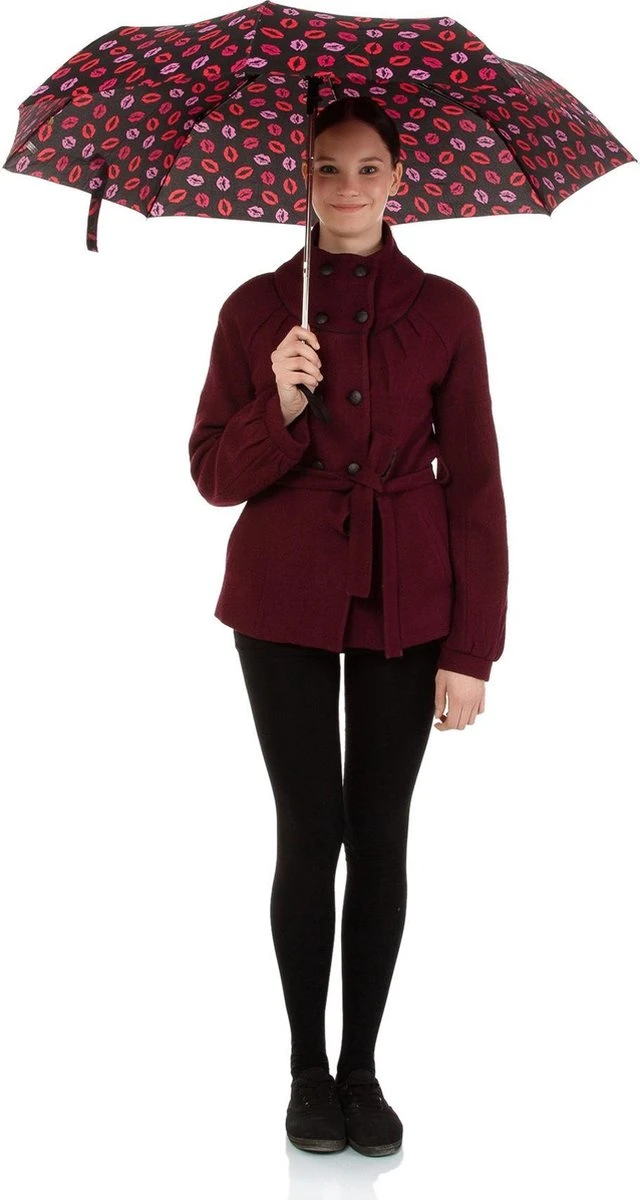 BiggDesign Windproof Paraplu - Automatisch - Opvouwbaar - Ø100cm 7 BiggDesign Windproof Paraplu - Automatisch - Opvouwbaar - Ø100cm - Afbeelding 5