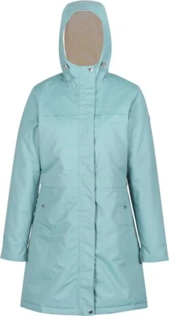 Regatta, Remina Waterdichte Lange Dame Winterjas, Mossblauw, Maat 44 -Bol 644x1200 2