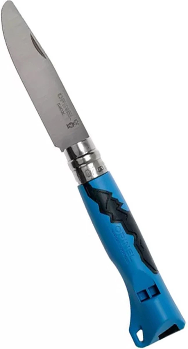 Opinel No.07 Outdoor Junior Zakmes - RVS - Blauw 4 Opinel No.07 Outdoor Junior Zakmes - RVS - Blauw - Afbeelding 2