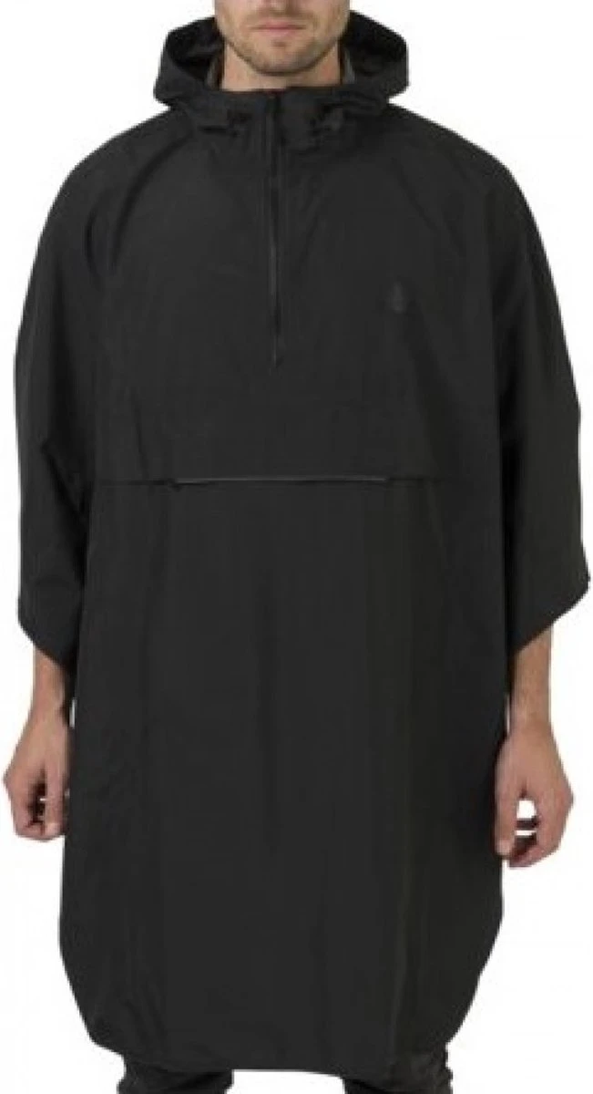 AGU GO Grant Regenponcho Essential - Zwart - Inclusief Reflecterende Details 8 AGU GO Grant Regenponcho Essential - Zwart - Inclusief Reflecterende Details - Afbeelding 6
