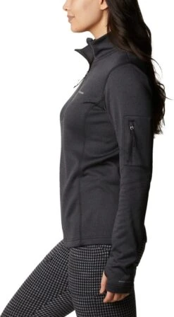 Columbia Park View Grid - Fleece Vest Dames Winter - Zweetafvoerende Stof - Black Heather - Maat M -Bol 662x1200 1