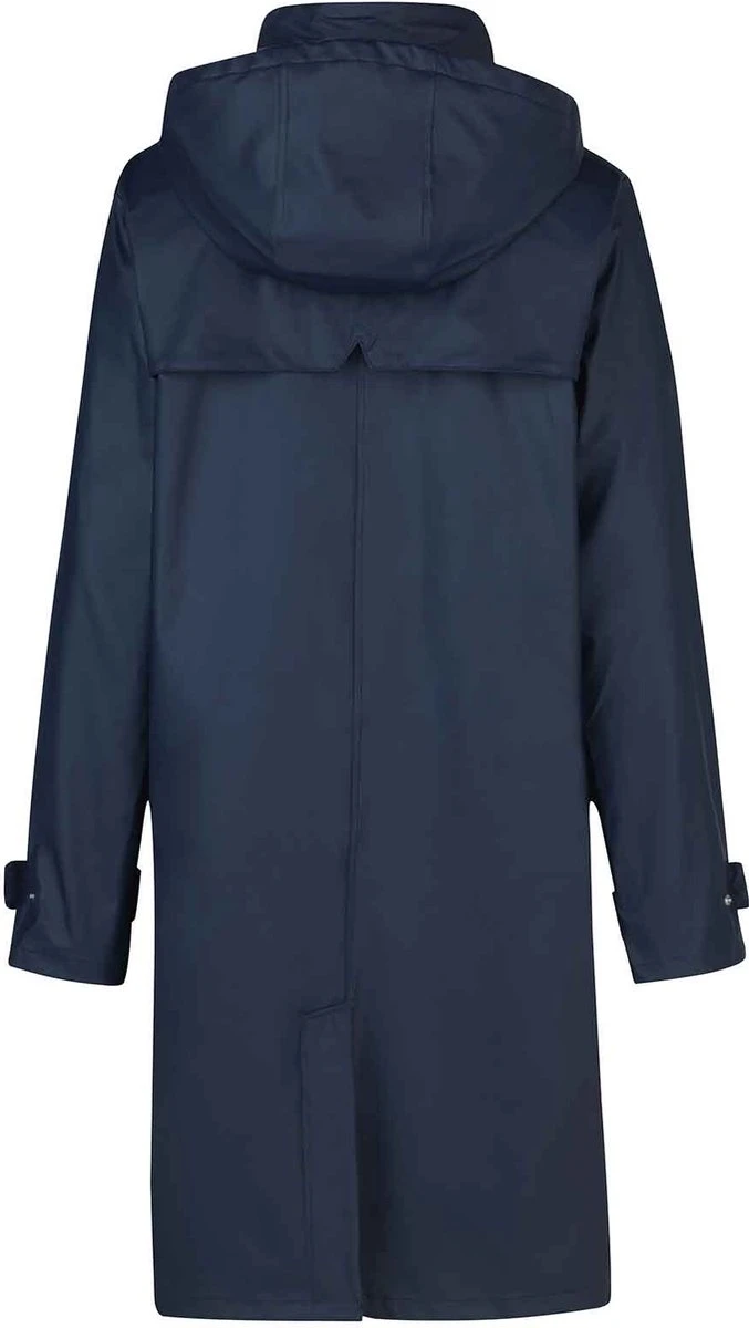 BJØRNSON Släppa PU Parka Jas / Regenjas Dames - Waterdicht - Maat 50 - Blauw 4 BJØRNSON Släppa PU Parka Jas / Regenjas Dames - Waterdicht - Maat 50 - Blauw - Afbeelding 2