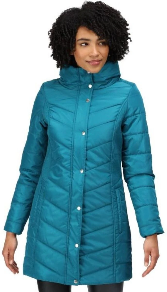 De Regatta Parthenia Baffle Jas - Jas - Dames - Geïsoleerd - Waterafstotend - Turkoois 3 De Regatta Parthenia Baffle Jas - Jas - Dames - Geïsoleerd - Waterafstotend - Turkoois