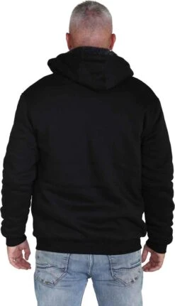 BJØRNSON Kenny Sweatvest Heren - Teddy Gevoerd - Hoodie - Maat L - Zwart -Bol 688x1200 2