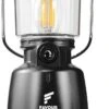 Favour L0818 Retro Camping Lamp Oplaadbaar LED, 320 Lumen, IP64 Waterdicht, Draagbare Kampeerlamp, Tentlamp, Acculamp, Traploos Dimbare Lamp Incl. Kaarslicht-modus, Zwart -Bol 688x1200 9