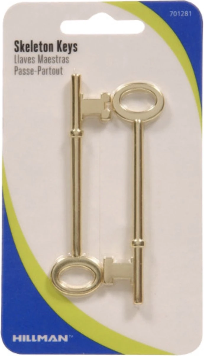 Hillman Lockpick Set Voor Oude (klaviers) Sloten 4 Hillman Lockpick Set Voor Oude (klaviers) Sloten - Afbeelding 2