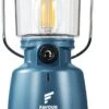 Favour L0818 Retro Camping Lamp Oplaadbaar LED, 320 Lumen, IP64 Waterdicht, Draagbare Kampeerlamp, Tentlamp, Acculamp, Traploos Dimbare Lamp Incl. Kaarslicht-modus, Blauw -Bol 694x1200 3