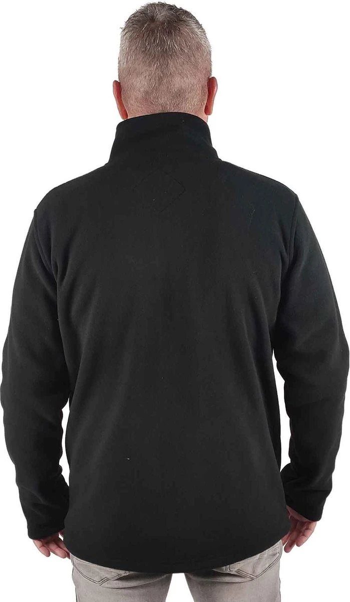 BJØRNSON Maks Fleece Vest 4 Seizoenen Heren - Rits - Maat XL - Zwart 13 BJØRNSON Maks Fleece Vest 4 Seizoenen Heren - Rits - Maat XL - Zwart - Afbeelding 11