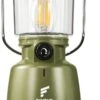 Favour L0818 Retro Camping Lamp Oplaadbaar LED, 320 Lumen, IP64 Waterdicht, Draagbare Kampeerlamp, Tentlamp, Acculamp, Traploos Dimbare Lamp Incl. Kaarslicht-modus, Groen -Bol 701x1200 2