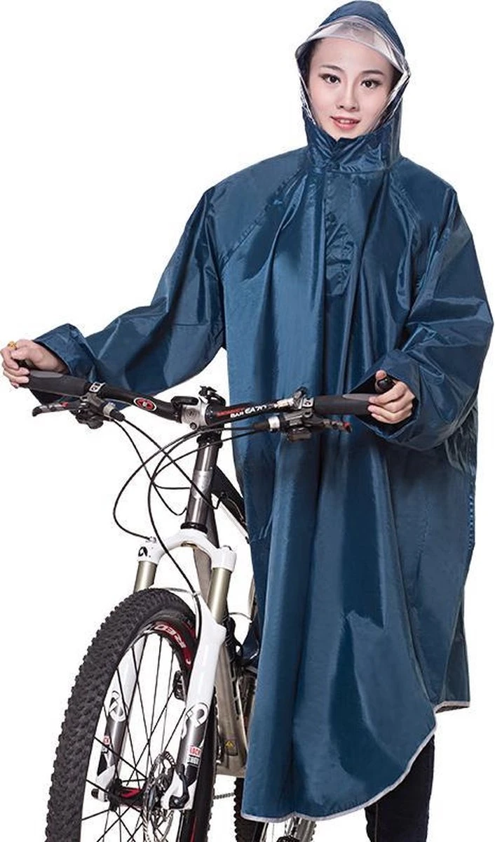 Fuegobird - Poncho Regenponcho - Fiets Wandel Motor - Outdoor Poncho - Kwaliteit Poncho - One Size - Unisex Cyan 3 Fuegobird - Poncho Regenponcho - Fiets Wandel Motor - Outdoor Poncho - Kwaliteit Poncho - One Size - Unisex Cyan