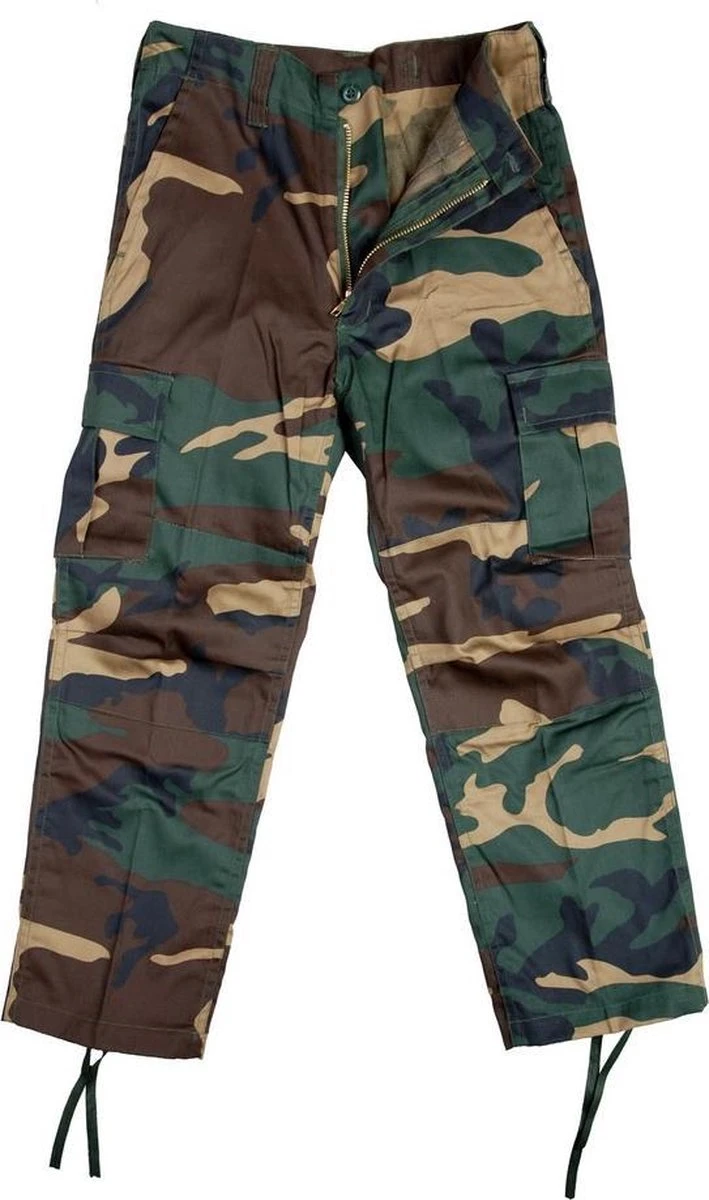 Fostex Kinder Broek BDU - Woodland - Maat M 3 Fostex Kinder Broek BDU - Woodland - Maat M
