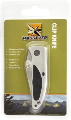 MacGyver Clipknife | Clip Zakmes | 12cm | Mes Met RVS Lemmet – Riemclip – Zilver -Bol 712x1200 1