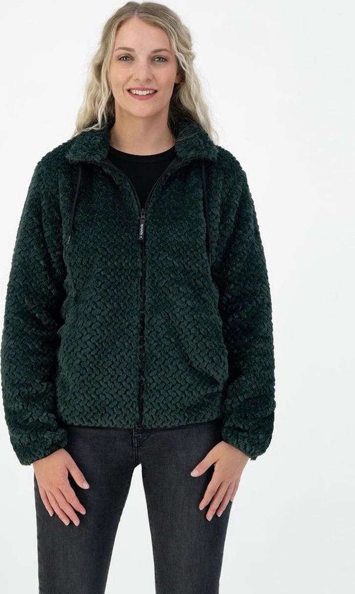 Kjelvik Dames Vest - Wintervest Dames - Zacht Fleece -Ann - Groen - Maat 44 4 Kjelvik Dames Vest - Wintervest Dames - Zacht Fleece -Ann - Groen - Maat 44 - Afbeelding 2