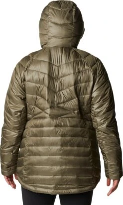 Columbia Joy Peak - Gewatteerde Puffer Jas Dames - Jassen Dames Winter - Outdoorjas Met Capuchon - Stone Green - Maat L -Bol 719x1200