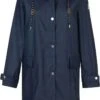 BJØRNSON Släppa PU Parka Jas / Regenjas Dames - Waterdicht - Maat 50 - Blauw -Bol 721x1200 7