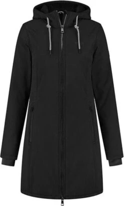 Kjelvik Dames Winterjas - Softshell Parka Dames - Tina - Zwart - Maat 42 -Bol 722x1200 1