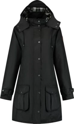 MGO Leisure Wear Kate Wax Parka Outdoorjas Dames - Maat XXL -Bol 725x1200