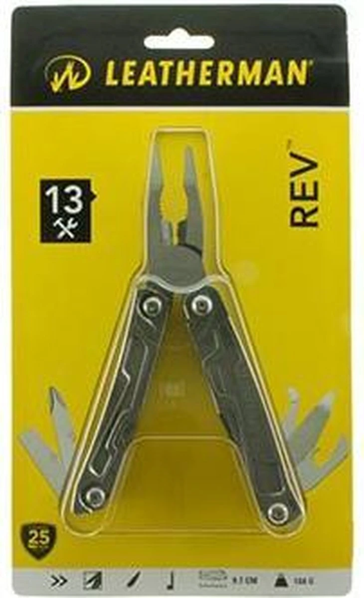 Leatherman Rev Multitool - 14 Functies - RVS - Zilver - Blister 4 Leatherman Rev Multitool - 14 Functies - RVS - Zilver - Blister - Afbeelding 2