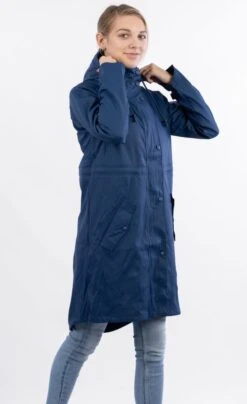 Ralka Regenjas Dames - Mizzle - Marine - Maat 36 -Bol 733x1200 1