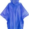 Merkloos Regenponcho - Regenjas - Regenkleding - Kinderen - Jongens - Meisjes - Herbruikbaar - One-size - PVC- Blauw