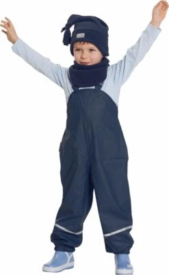 Playshoes Regenbroek Met Bretels Kinderen - Donkerblauw - Maat 86 -Bol 739x1200 4