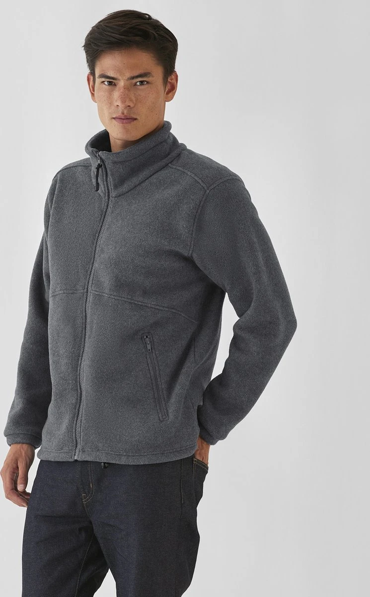 Fleecevest 'Icewalker+ Full Zip' Merk B&C Maat XXL Zwart 4 Fleecevest 'Icewalker+ Full Zip' Merk B&C Maat XXL Zwart - Afbeelding 2