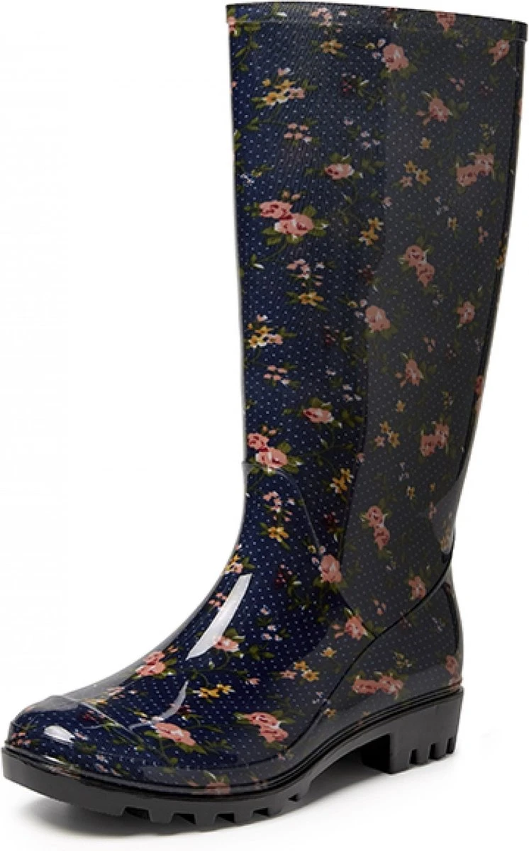 Merkloos Dames PVC Laars Sara - Blauw - 39 3 Merkloos Dames PVC Laars Sara - Blauw - 39