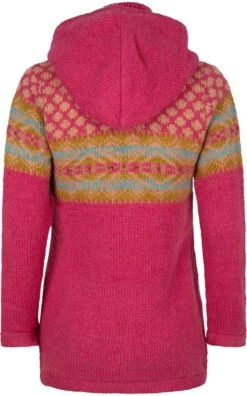 SHAKALOHA Gebreid Wollen Dames Vest Van Schapenwol Met Polyester Fleece Voering En Afneembare Capuchon - W Glacier ZH Pink XL 13 SHAKALOHA Gebreid Wollen Dames Vest Van Schapenwol Met Polyester Fleece Voering En Afneembare Capuchon - W Glacier ZH Pink XL -Bol 748x1200 2