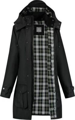 MGO Leisure Wear Kate Wax Parka Outdoorjas Dames - Maat XXL -Bol 753x1200