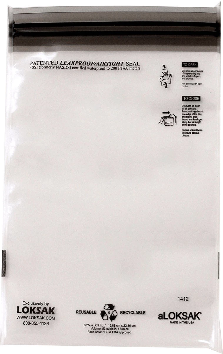 LOKSAK ALoksak - Waterdichte Hoezen - 16 X 22,9 Cm - 2 St. - Transparant 6 LOKSAK ALoksak - Waterdichte Hoezen - 16 X 22,9 Cm - 2 St. - Transparant - Afbeelding 4