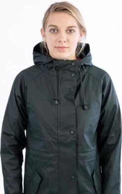 Ralka Regenjas Dames - Mizzle - Donkergroen - Maat 38 19 Ralka Regenjas Dames - Mizzle - Donkergroen - Maat 38 -Bol 759x1200 6