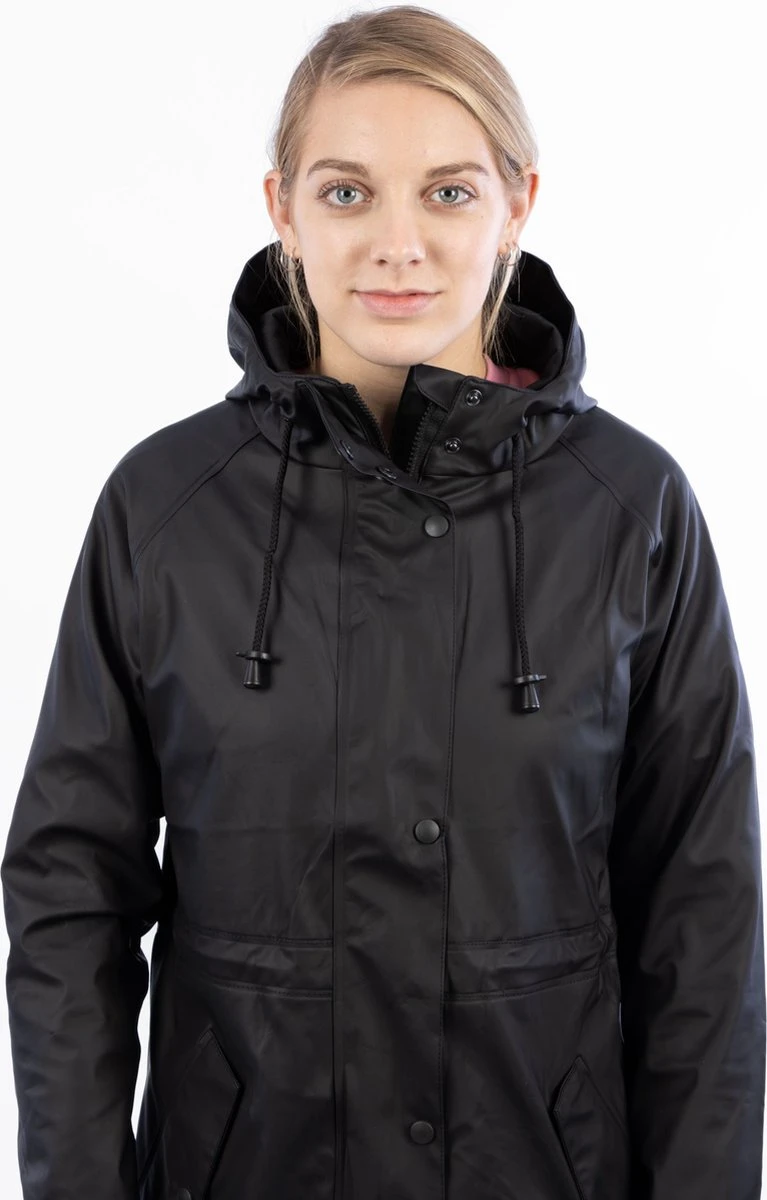 Ralka Regenjas Dames - Mizzle - Zwart - Maat 38 15 Ralka Regenjas Dames - Mizzle - Zwart - Maat 38 - Afbeelding 13
