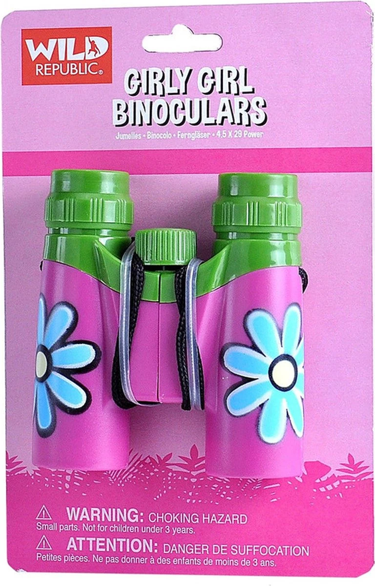 Wild Republic Verrekijker North American Junior 12,4 Cm Roze 3 Wild Republic Verrekijker North American Junior 12,4 Cm Roze