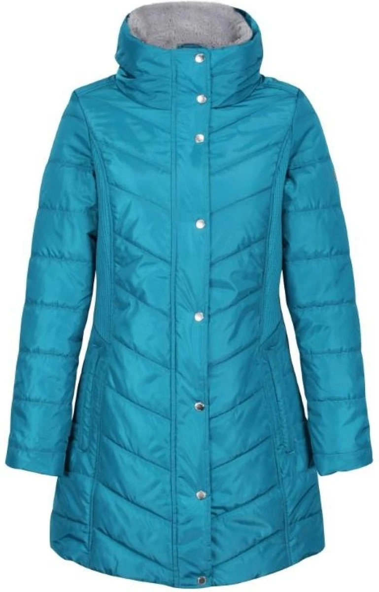 De Regatta Parthenia Baffle Jas - Jas - Dames - Geïsoleerd - Waterafstotend - Turkoois 8 De Regatta Parthenia Baffle Jas - Jas - Dames - Geïsoleerd - Waterafstotend - Turkoois - Afbeelding 6