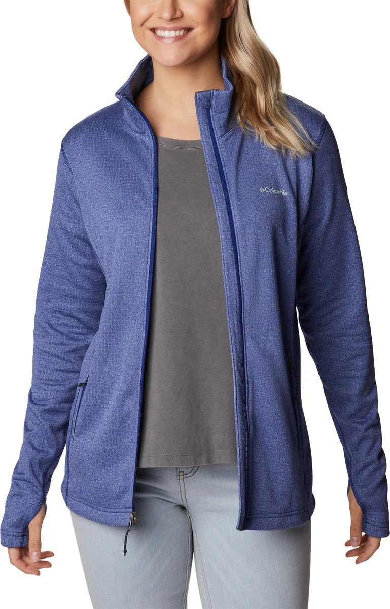 Columbia Park View Grid - Fleece Vest Dames Winter - Zweetafvoerende Stof - Blauw - Maat XL 10 Columbia Park View Grid - Fleece Vest Dames Winter - Zweetafvoerende Stof - Blauw - Maat XL - Afbeelding 8