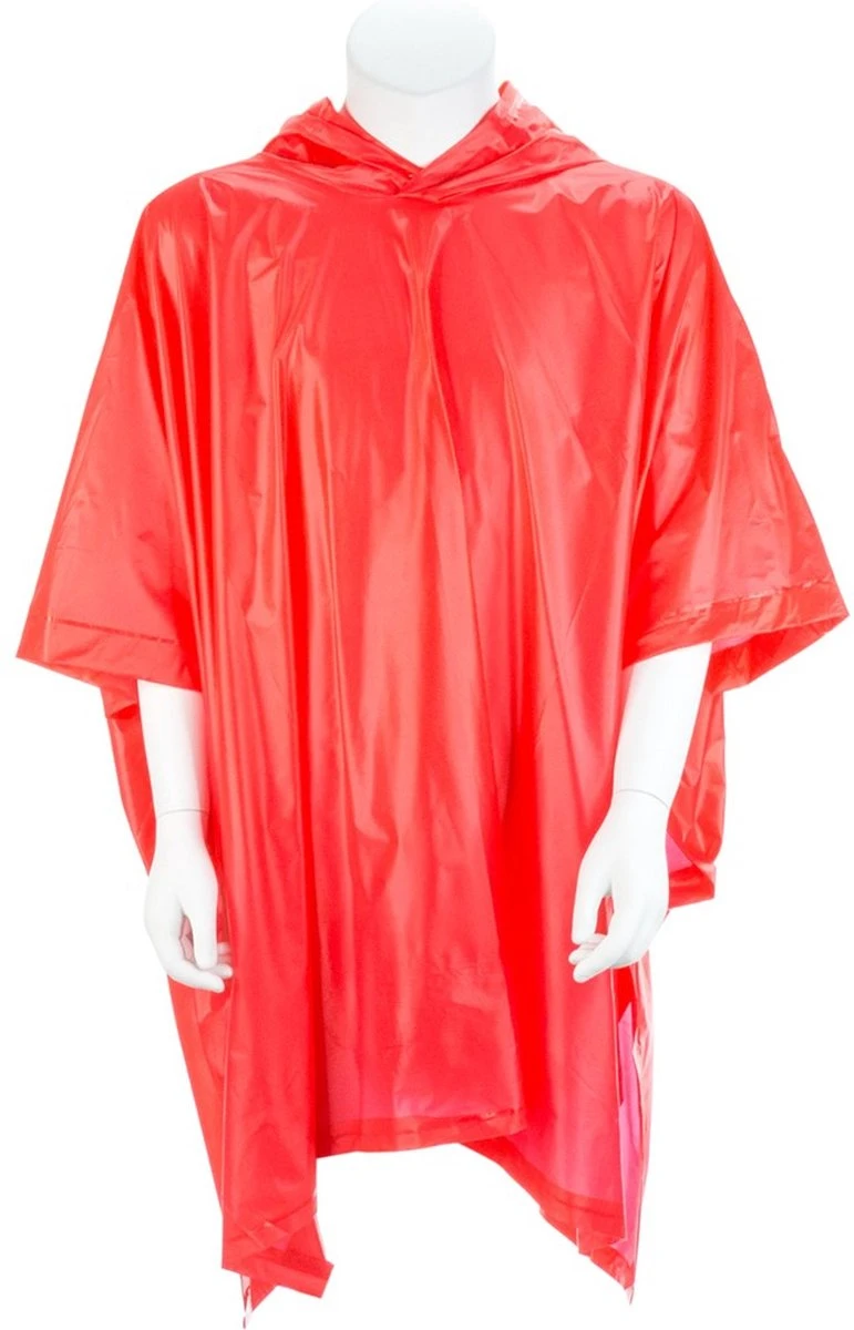 Merkloos Regenponcho - Regenjas - Regenkleding - Kinderen - Jongens - Meisjes - Herbruikbaar - One-size - PVC- Rood 5 Merkloos Regenponcho - Regenjas - Regenkleding - Kinderen - Jongens - Meisjes - Herbruikbaar - One-size - PVC- Rood - Afbeelding 3