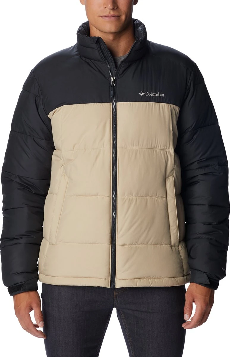 Columbia Pike Lake - Winterjas - Gewatteerde Puffer Jas Heren - Outdoorjas - Waterdicht - Thermo - Zwart/Zand - Maat L 3 Columbia Pike Lake - Winterjas - Gewatteerde Puffer Jas Heren - Outdoorjas - Waterdicht - Thermo - Zwart/Zand - Maat L