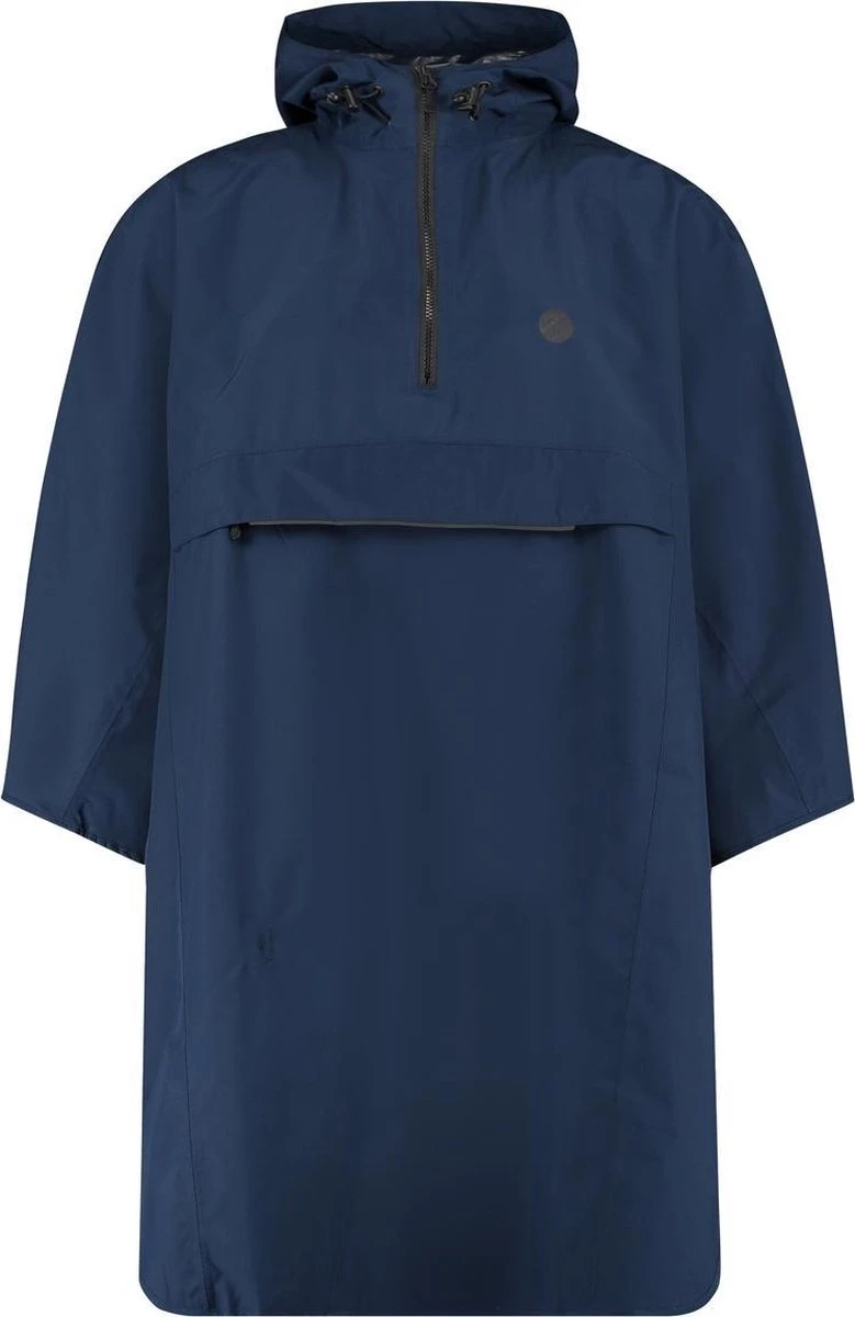 AGU Grant Regenponcho Essential Unisex - Navy Blauw - One Size - Dames & Heren - Waterdicht & Ademend 3 AGU Grant Regenponcho Essential Unisex - Navy Blauw - One Size - Dames & Heren - Waterdicht & Ademend