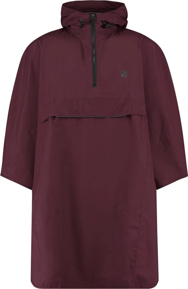 AGU Grant Regenponcho Essential Unisex - Bordeaux - One Size - Dames & Heren - Waterdicht & Ademend 3 AGU Grant Regenponcho Essential Unisex - Bordeaux - One Size - Dames & Heren - Waterdicht & Ademend