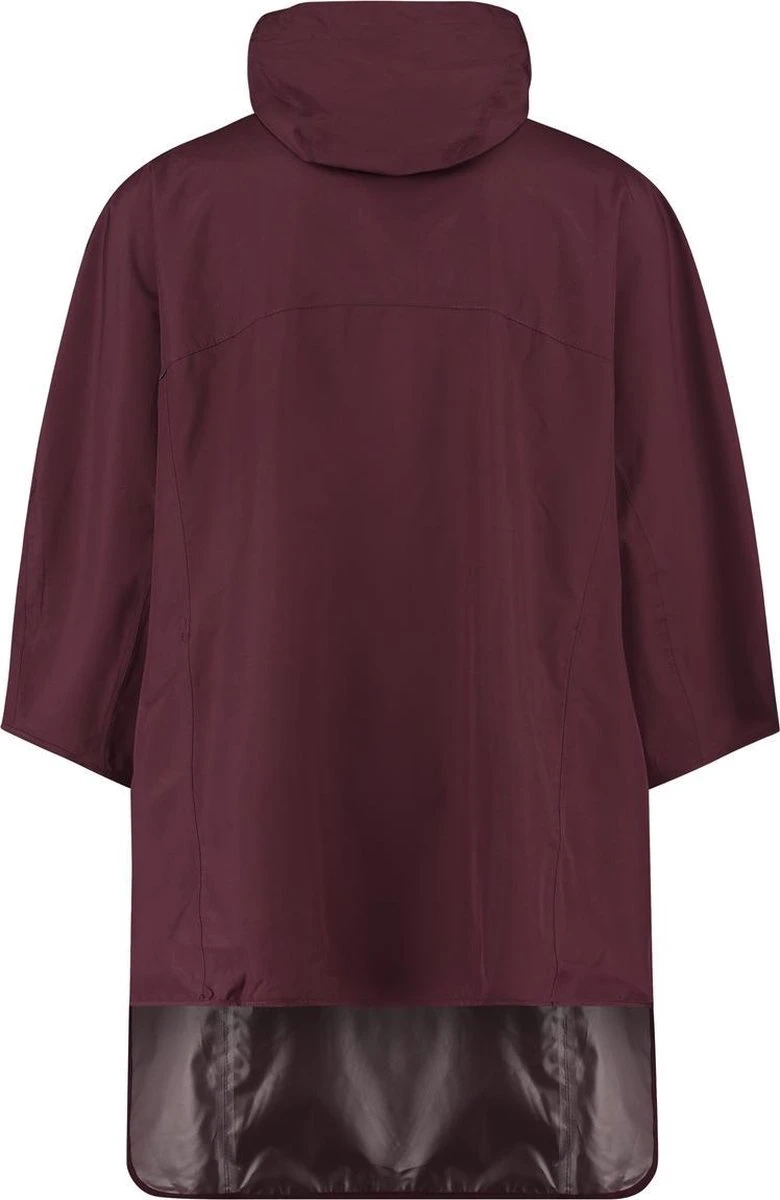 AGU Grant Regenponcho Essential Unisex - Bordeaux - One Size - Dames & Heren - Waterdicht & Ademend 4 AGU Grant Regenponcho Essential Unisex - Bordeaux - One Size - Dames & Heren - Waterdicht & Ademend - Afbeelding 2