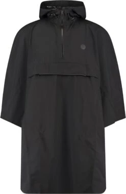 AGU GO Grant Regenponcho Essential - Zwart - Inclusief Reflecterende Details