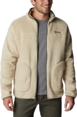 Columbia Rugged Ridge II Vest Heren Met Rits - Sherpa Fleece Vest Heren - Outdoorvest - Crème - Maat M -Bol 790x1200 1